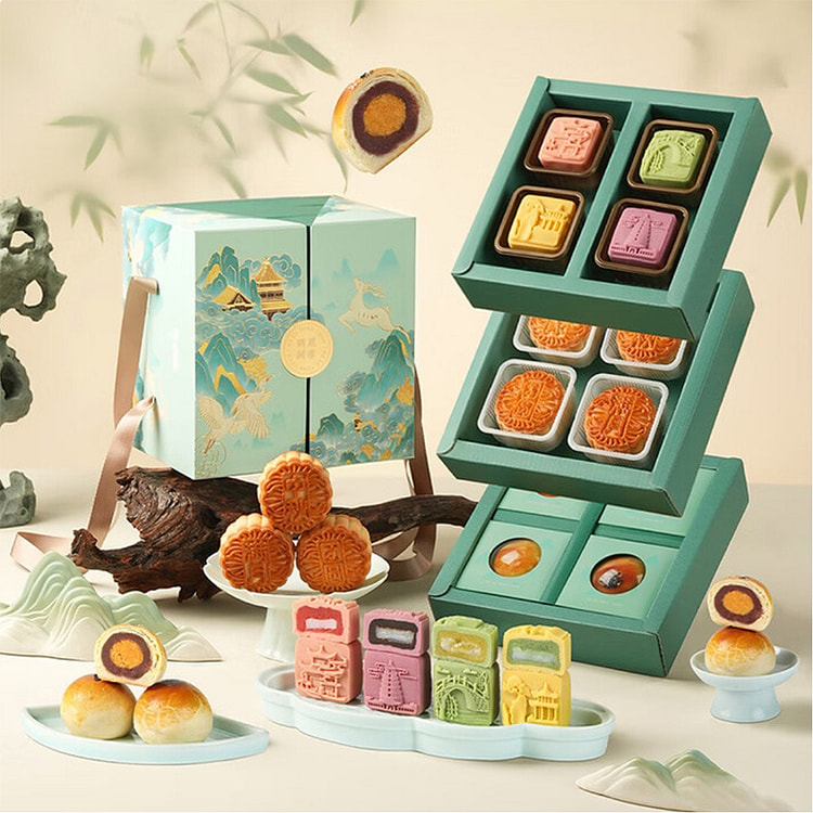 Mid-Autumn Festival mooncake gift boxYJMY800g