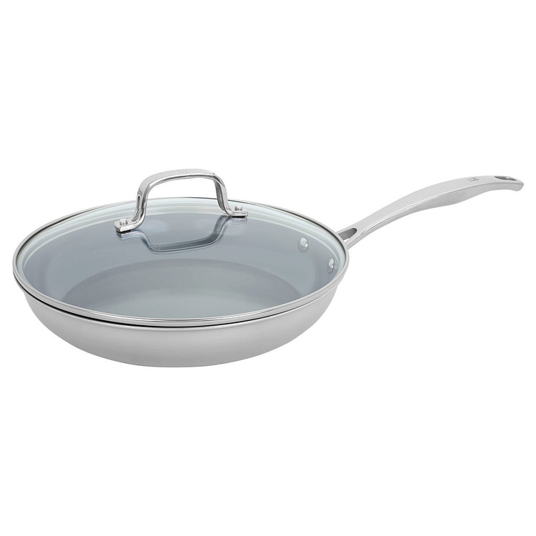 Henckels 10-inch Ceramic Nonstick Fry Pan with Lid 1 each