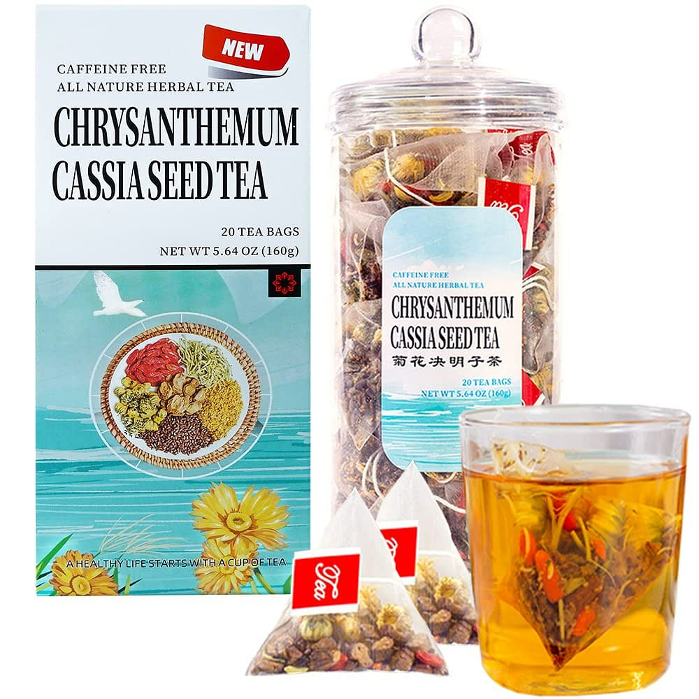 Chrysanthemum Cassia Seeds Tea Bags 160g, 8gX20Bag 1 each