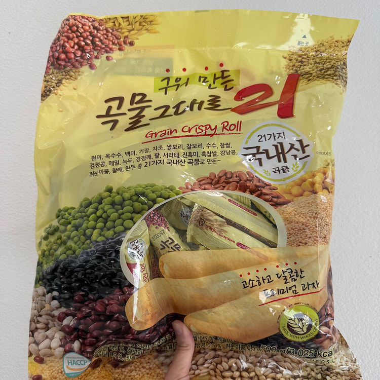 Bánh Ngũ Cốc Dinh Dưỡng Hàn Quốc 21 Loại Hạt 650 g