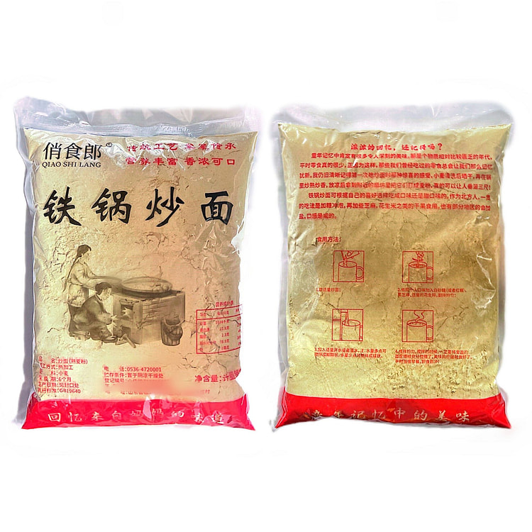 俏食郎炒面粉熟炒麦粉小麦炒面糊儿500g*1袋