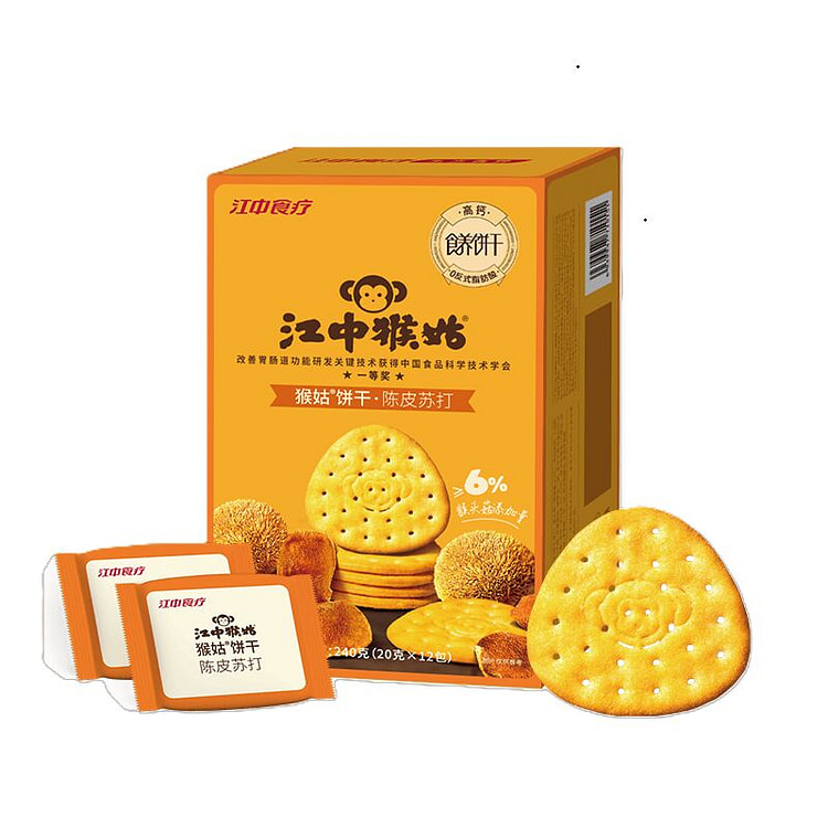 江中猴姑 陈皮苏打饼干 240 克