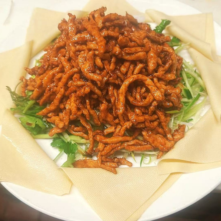 京酱肉丝（配干豆腐）