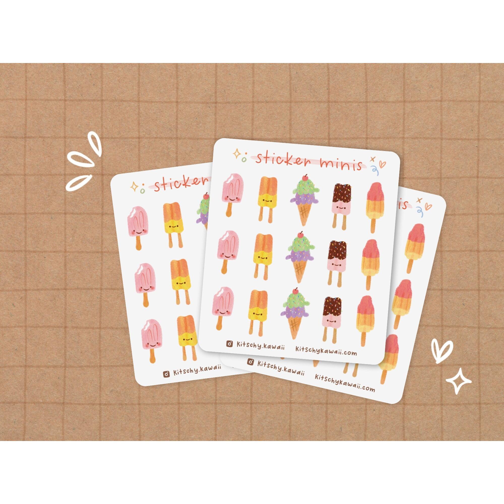 Get Ice Cream Mini Sticker Sheet Delivered | Weee! Asian Market