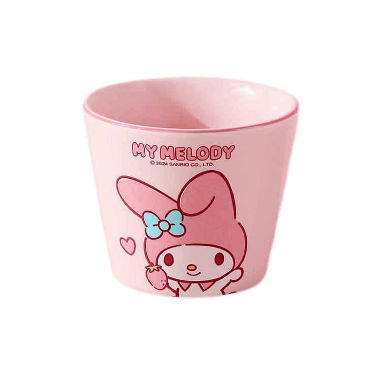 三丽鸥陶瓷茶杯 可爱喝茶水杯 耐高温-美乐蒂 1个 220 毫升