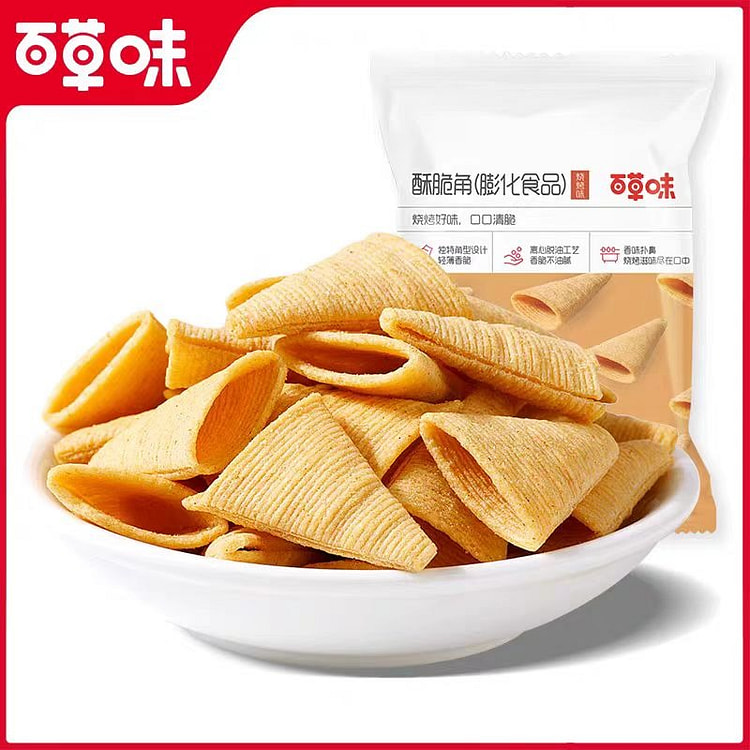 百草味酥脆角50g/袋休闲零食膨化食品 (min 2)