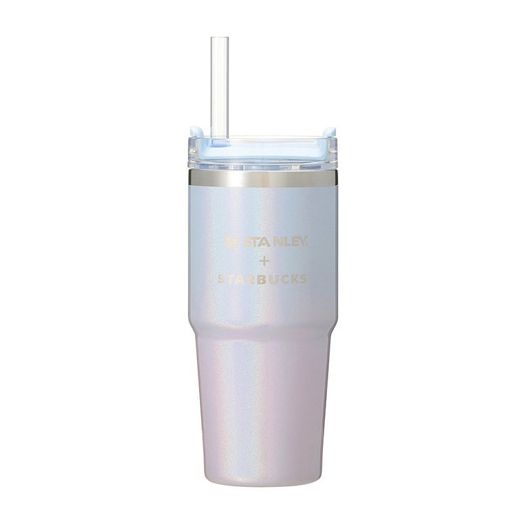Starbucks Gradient Blue and Pink Straw Cup 414ml