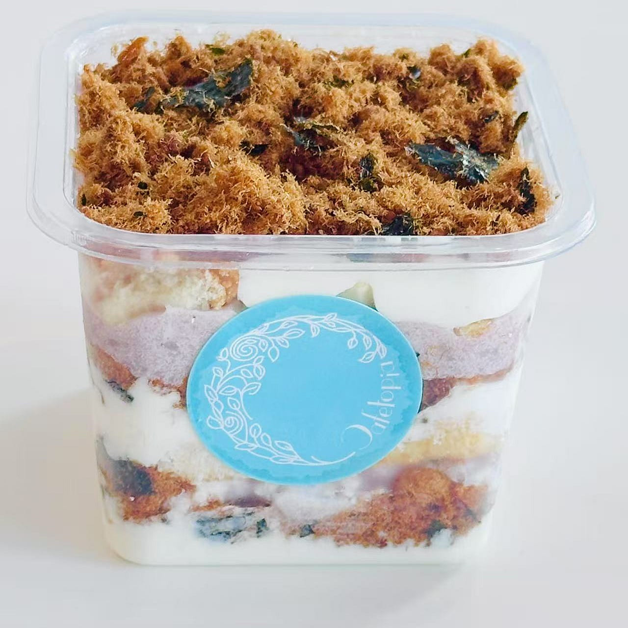 Bolo de Taro com Alga Marinha e Carne de Porco Desfiada 1 Caixa de