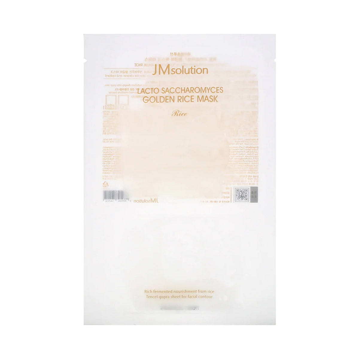JMsolution Lacto Saccharomyces Golden Rice Mask Rice Single 1 each