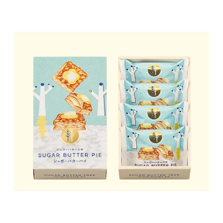 Sugar Butter Tree Butter Pie 4pcs 4 count