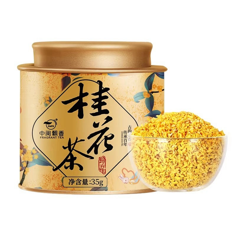 Zhongmin Fragrant Osmanthus Dried Flowers 35g/jar 1 bottle