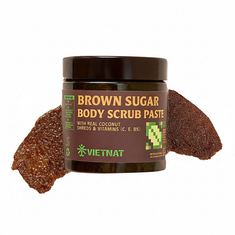 VIETNAT Exfoliating Brown Sugar Body Scrub 8.8 oz