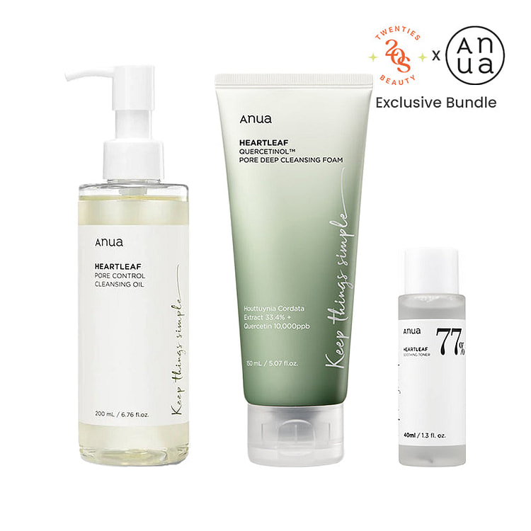 Anua's Heartleaf Pore Control Cleansing Bundle