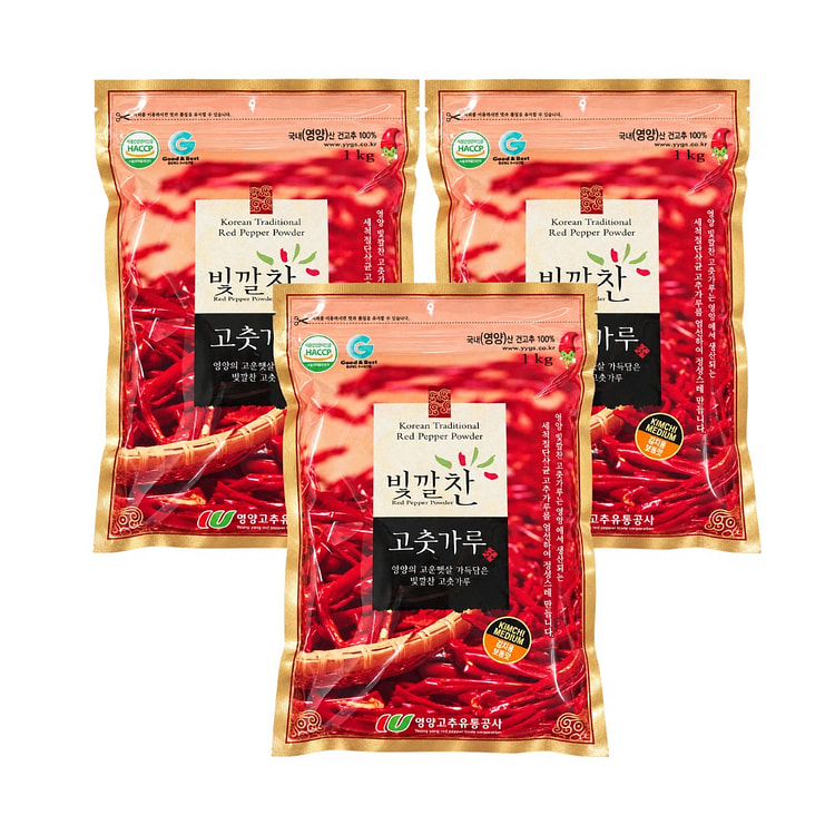 100% Korean Biggalchan  Red Pepper Powder 2.2 lb*3 pack