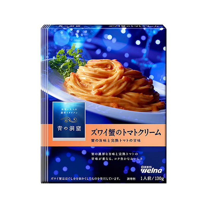 日清 青之洞窟意大利面酱 番茄奶油蟹口味 130g 1 份