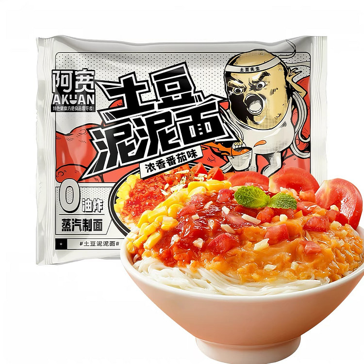 Rich tomato flavored potato mud noodles 110 g
