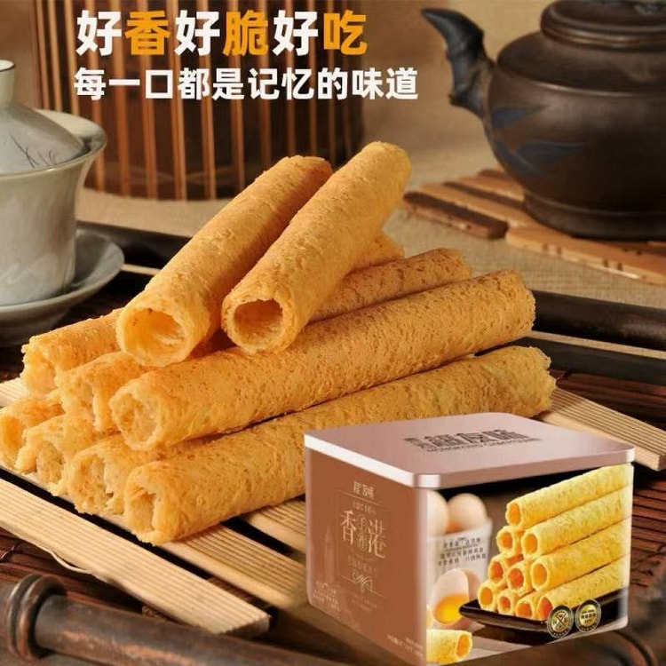 超友味 老街原味鸡蛋卷 300 克