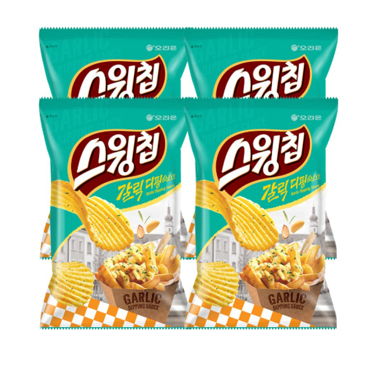 [韩国 直接配送] 蒜蓉炸鸡酱味 60g，4个