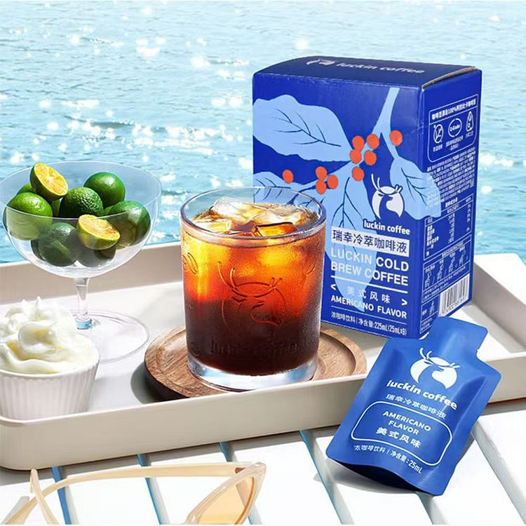 Luckin Cold Brew Coffee Liquid Black Coffee 25ml* 9 pack