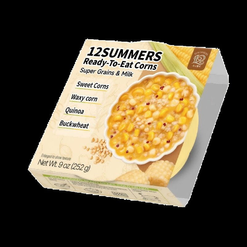 12SUMMERS Ready-To-Eat Corns Super Grains & Milk 252 g
