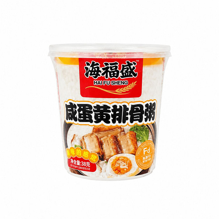 HaifuSheng Instant Rice Porridge Salted EggYolk30g 1 each