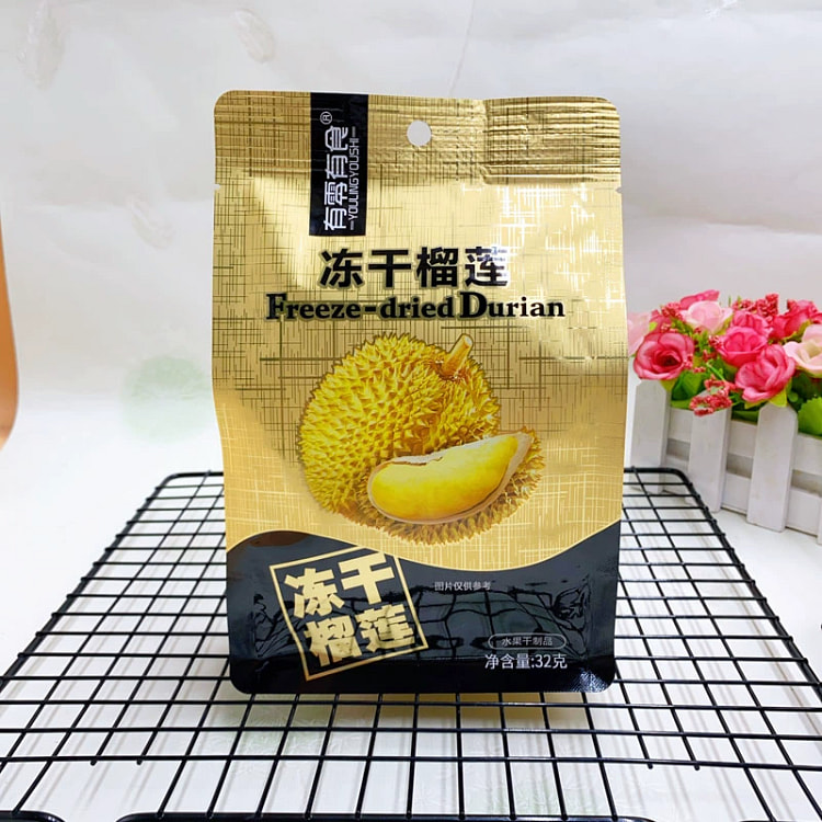 有零有食冻干榴莲干*1袋
