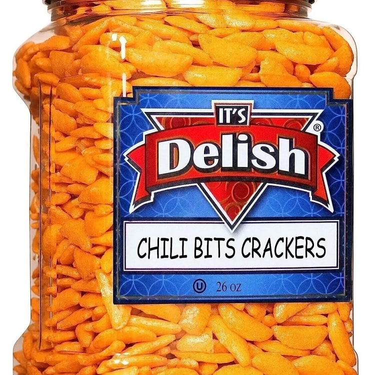Oriental Chili Bits Rice Crackers by It's Delish, 1 gói