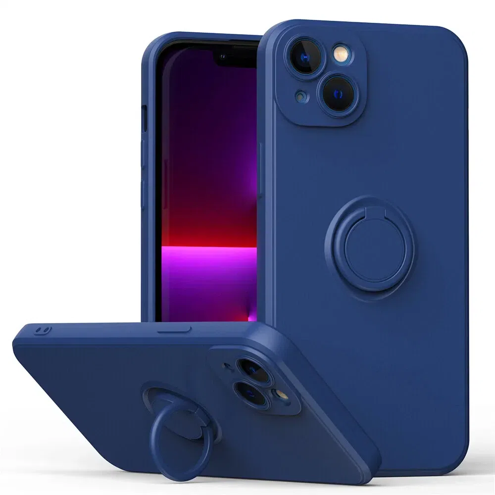 iPhone 15 plus Magnetic Ring Stand Soft Silicone 1 pack