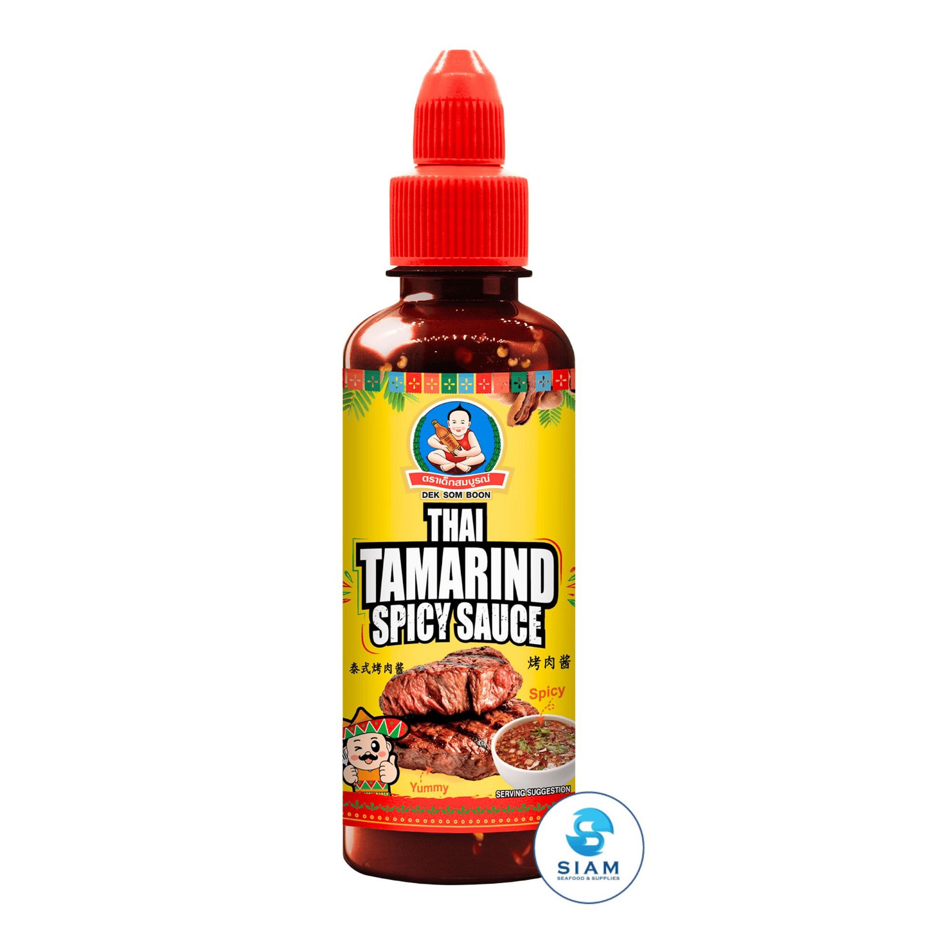 DEK SOM BOON Thai Tamarind Spicy Sauce 310g 10.94 oz