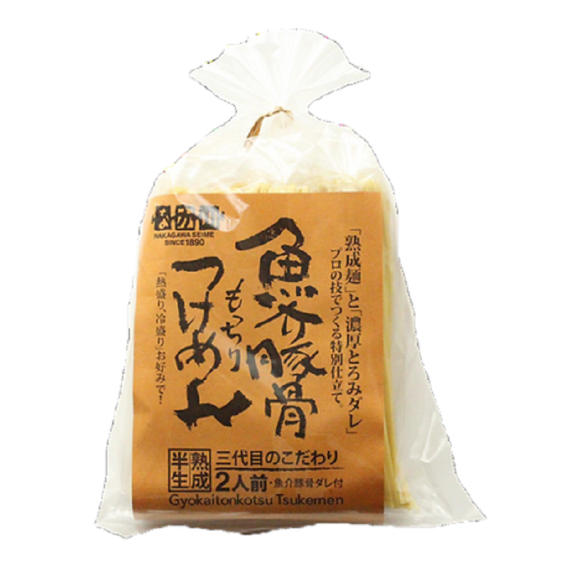 日本直邮NAKAGAWA鱼介豚骨 浓稠蘸面 2人份 1 份