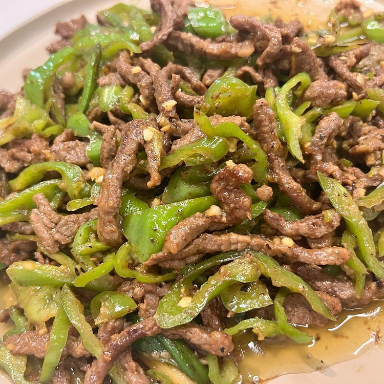 青椒牛肉丝