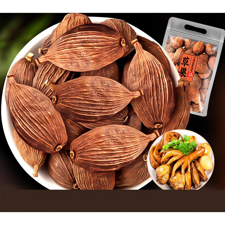 桂味王 云南特产大草果 新鲜干货香料调料可打粉100g*1包