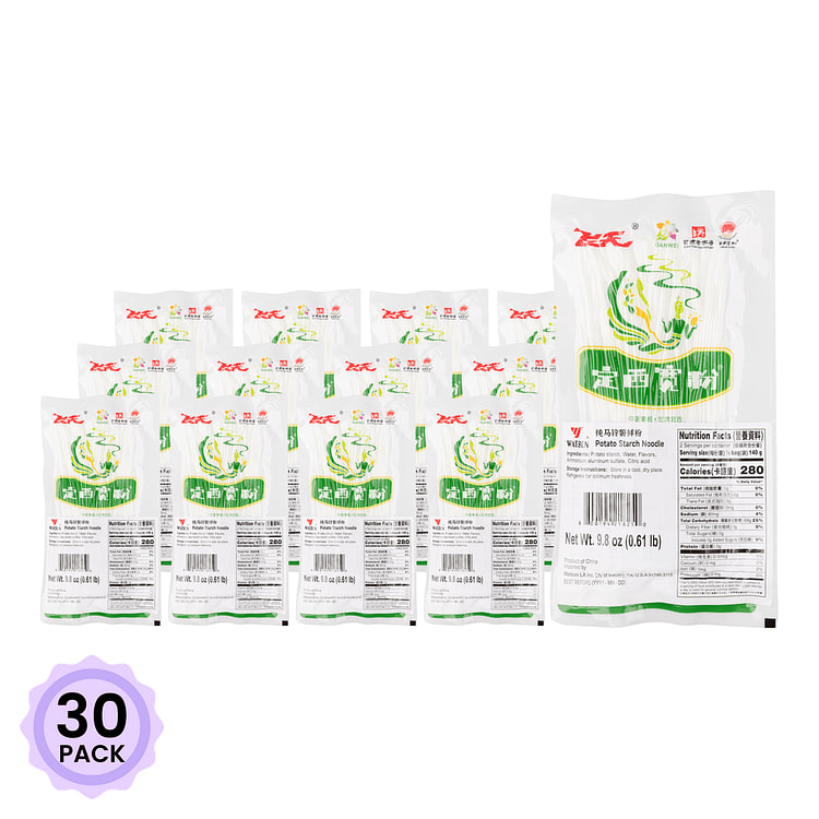 飞天 鲜土豆粉 粉条 280 克*30 包