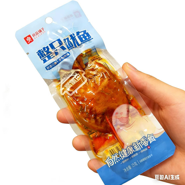 良品铺子整只大鱿鱼辣味25g 1 包
