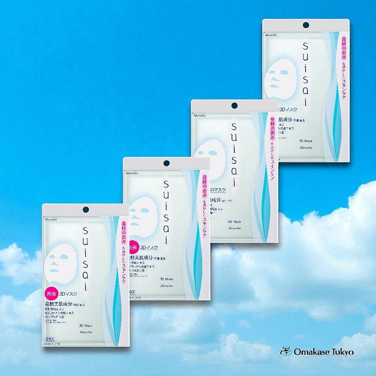 Suisai 3D 面膜，4 片