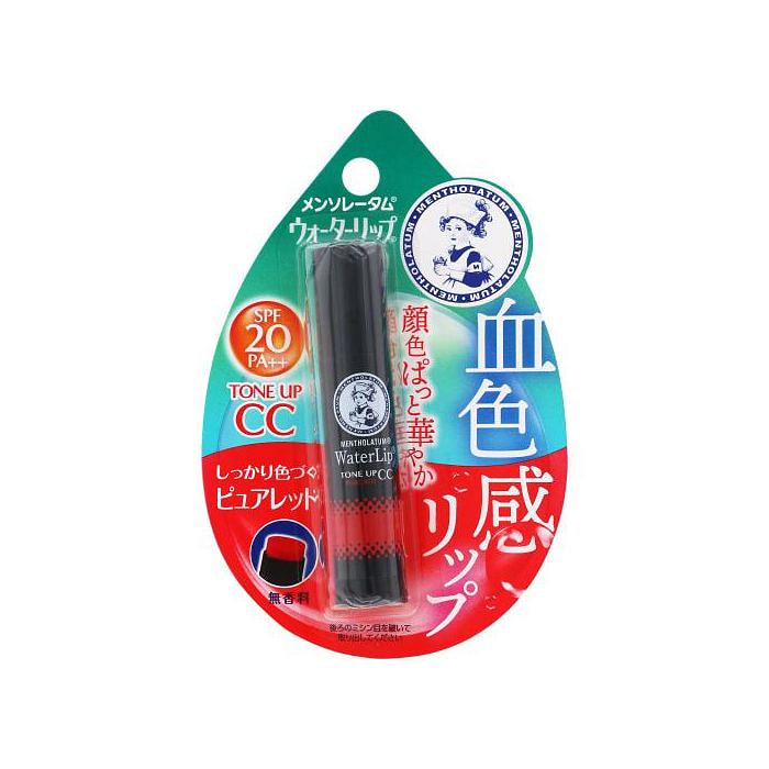 ROHTO乐敦 曼秀雷敦 Water Lip Tone Up CC 防UV水润修色润唇膏（血红色/无香料） SPF20/PA++ 4.5g