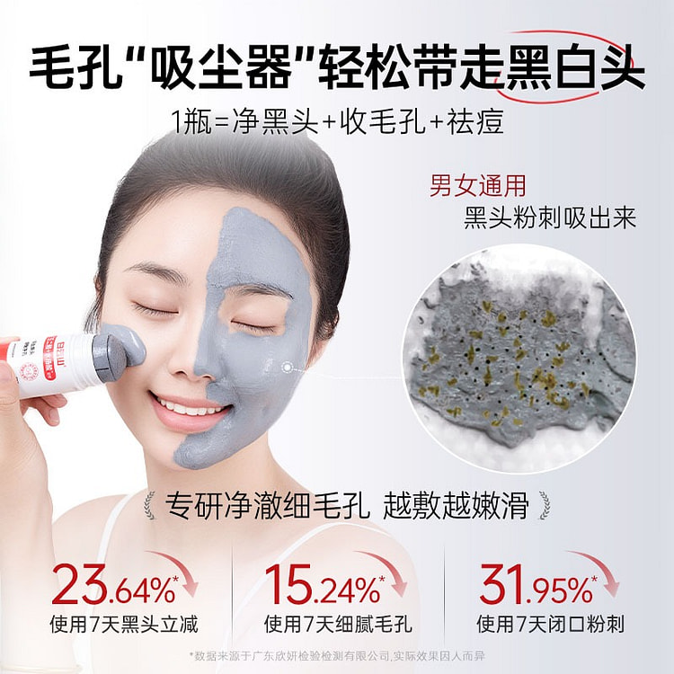 [Blackhead removal artifact] Baiyunshan azelaic acid niacinamide cleaning m