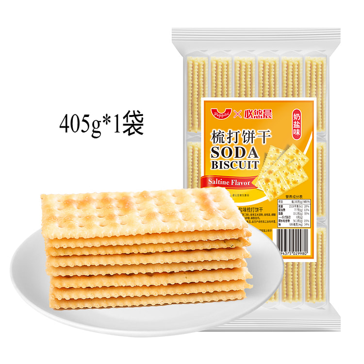 奶盐苏打饼干咸味食品奶盐味 405g*1袋