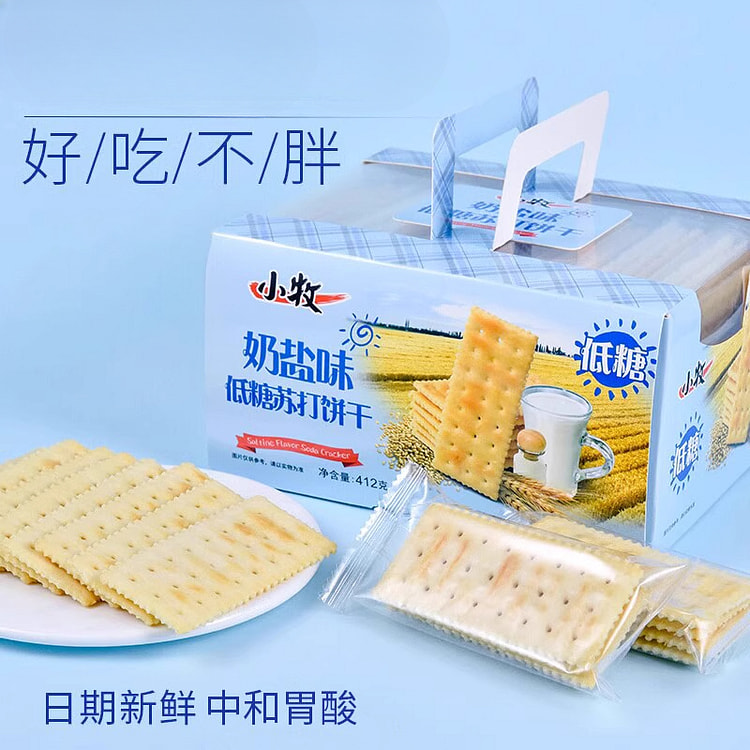 Xiaomu Soda crackers, 412g*1 box