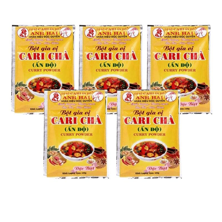 Anh Hai Curry Vietnamese Flavorful Seasoning 5ct
