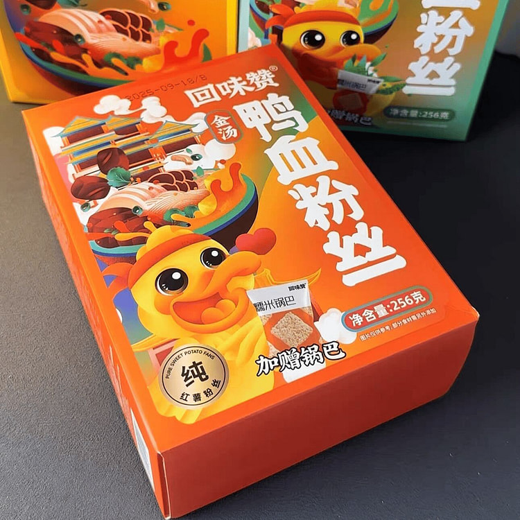 【爆款】回味赞鸭血粉丝汤方便面（金汤味） 256 克