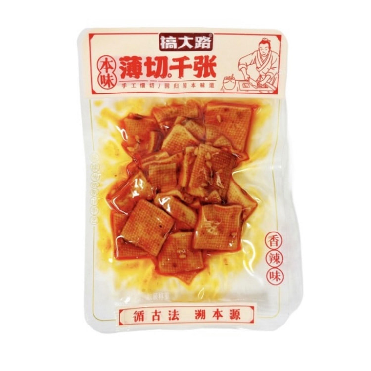 【搞大路】薄切千张（香辣味）25克（±5克）