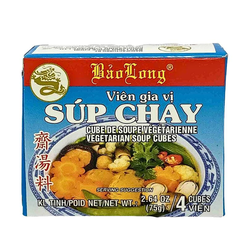 Bao Long Vegetarian Soup Flavor Cubes - 2.64oz 1 each