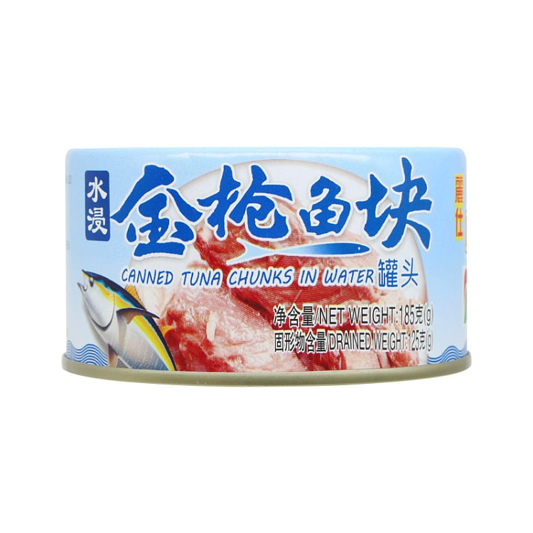 皇冠低脂水浸金枪鱼罐头 185g*1盒