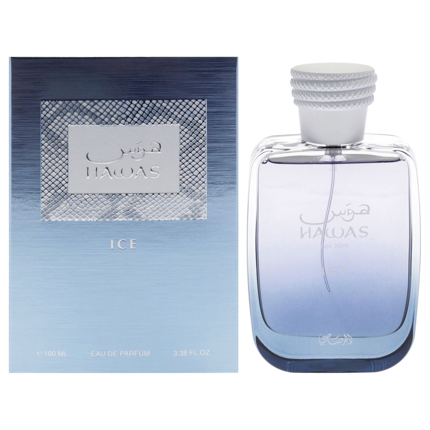 Hawas Ice by Rasasi for Men – 3.38 oz EDP Spray 3.38 oz