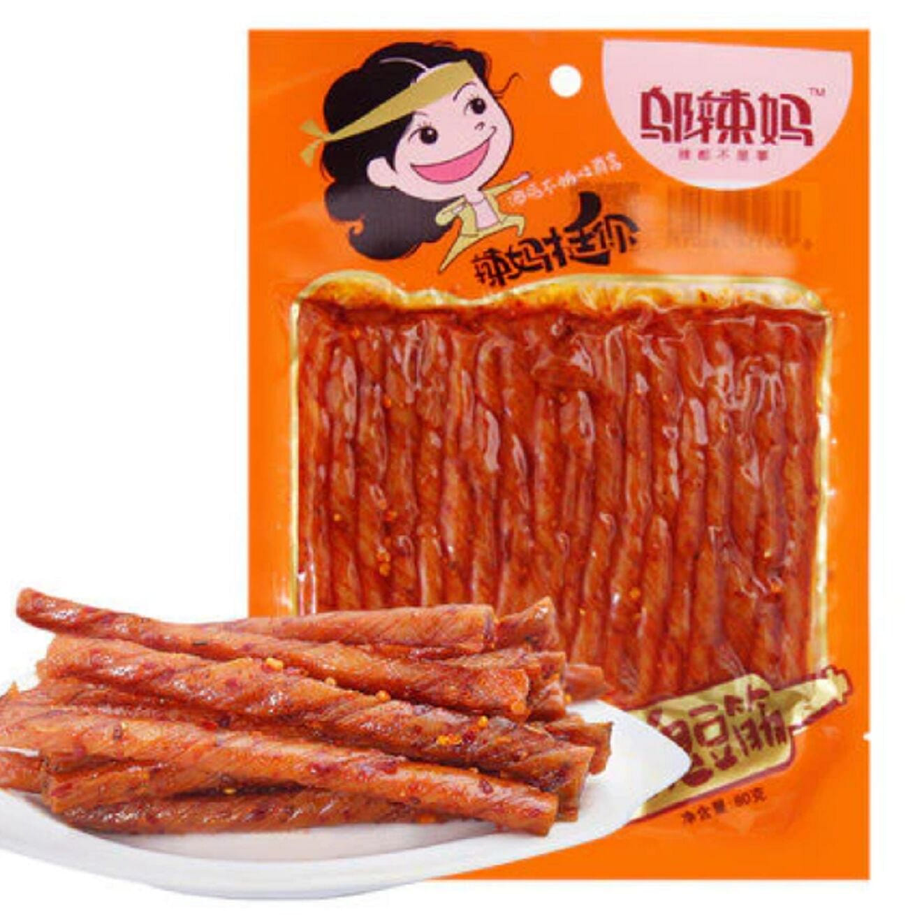 Wulama Drunkard Classic Spicy Tofu Rolls70g 1 each