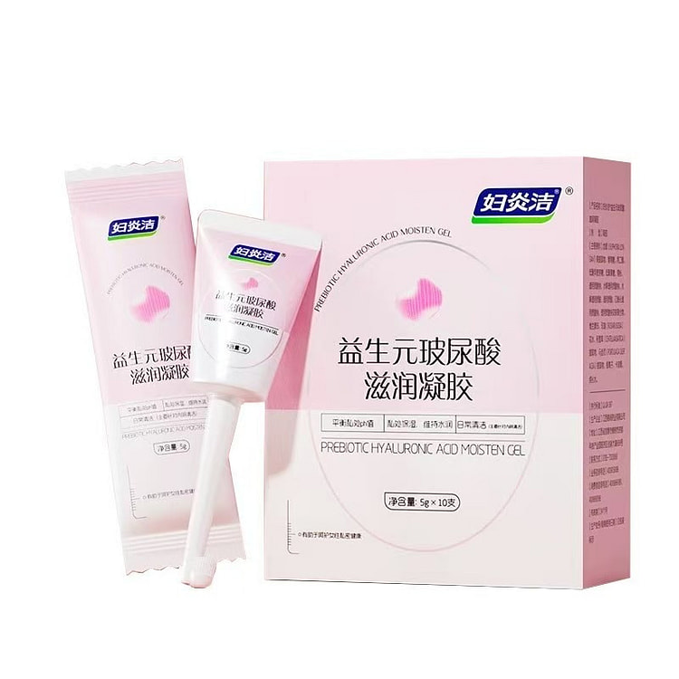妇炎洁益生元玻尿酸水润抑菌女士私密护理10支/盒 1 盒