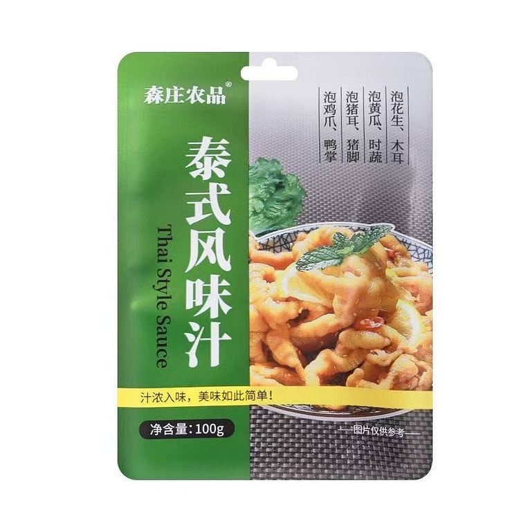森庄农品泰式风味汁100g*1袋 100 克
