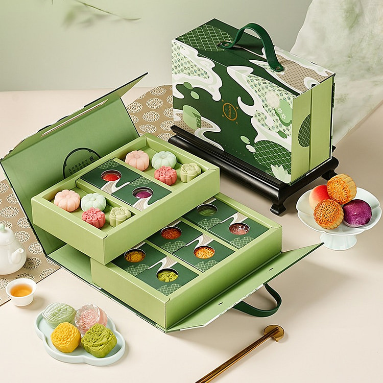 Mooncake Autumn Moon Lotus Charm Gift Box