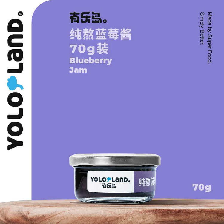 有乐岛蓝莓酱涂抹面包70g*1